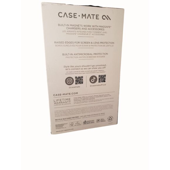 Case-Mate iPhone 15 Pro 6.1 Case Touch of Pearl Compatible with MagSafe NIB - Picture 9 of 9